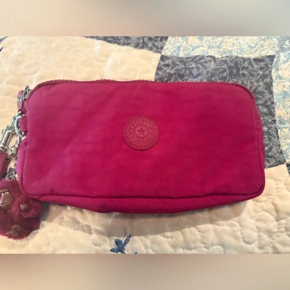 Kipling Wallet Wristlet with Monkey Charm - Picture 3 of 7